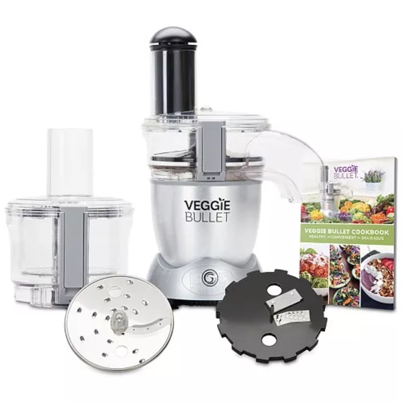 Veggie Bullet 3-in-1 Food Processor - Spiralizer, Shredder & Slicer - Picture 5 of 5